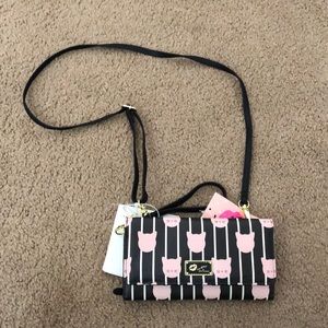 Betsey Johnson Cat Wristlet